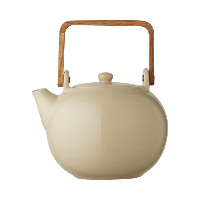 Tea Pot W Tea Strainer Wood Sand