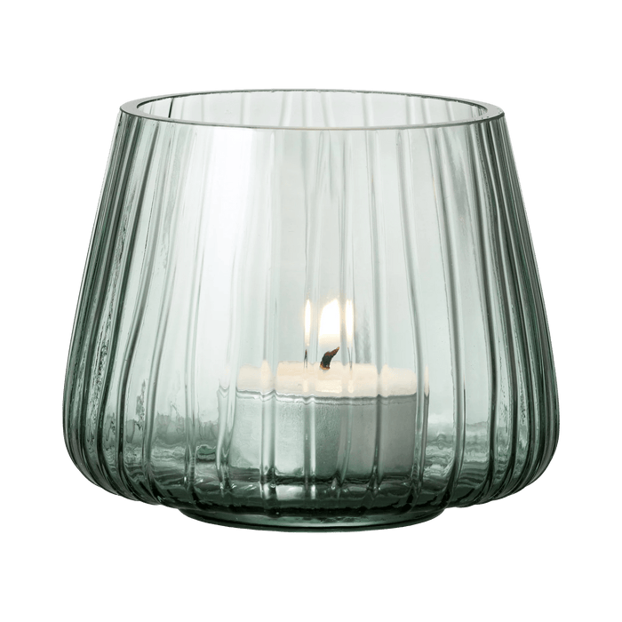 Tealight Holder Kusintha 2 Pcs Green Glass