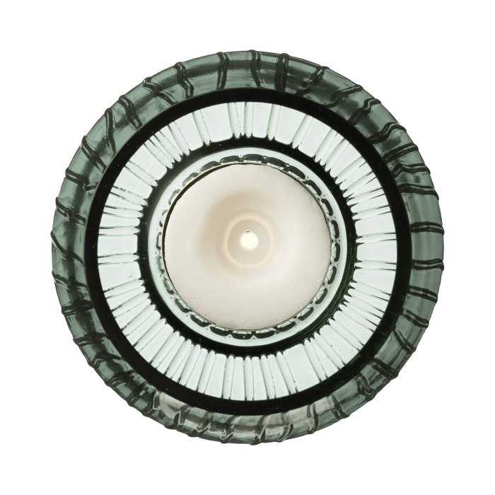 Tealight Holder Kusintha 2 Pcs Green Glass