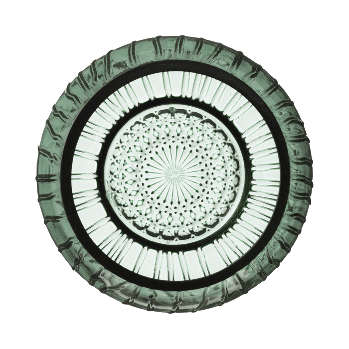 Tealight Holder Kusintha 2 Pcs Green Glass