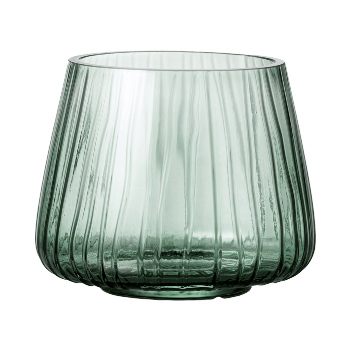Tealight Holder Kusintha 2 Pcs Green Glass