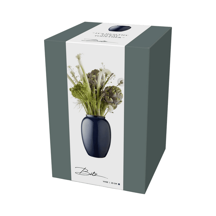 Vase Blue 17x17x25cm