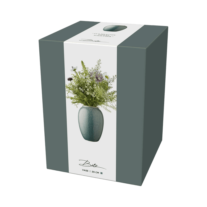 Vase Green 14x14x20cm