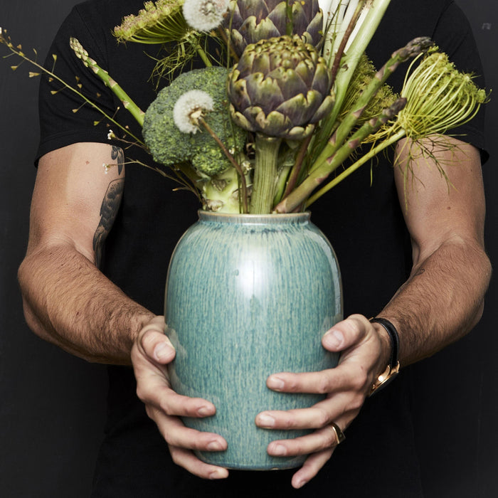 Vase Green 17x17x25cm