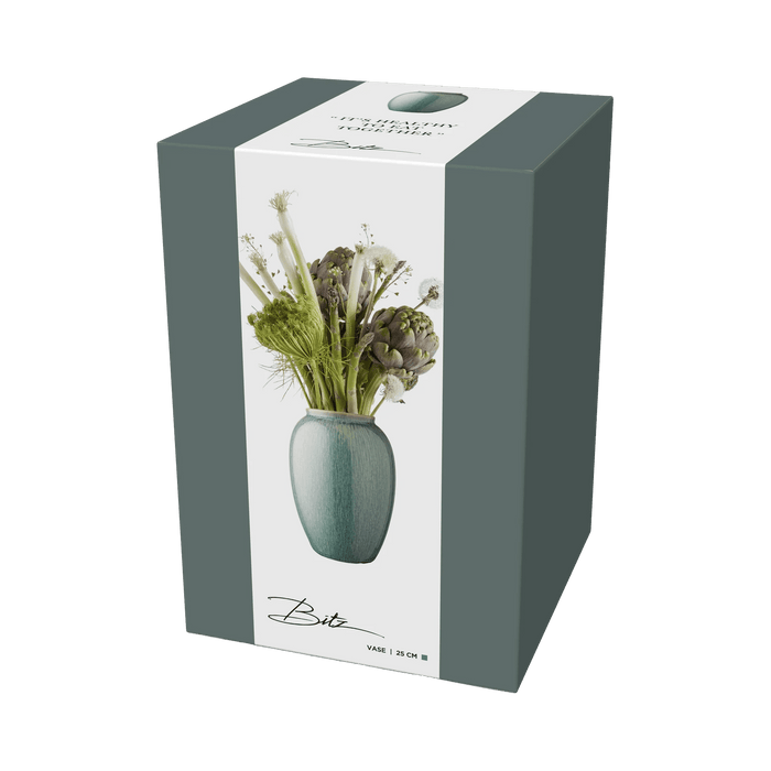 Vase Green 17x17x25cm