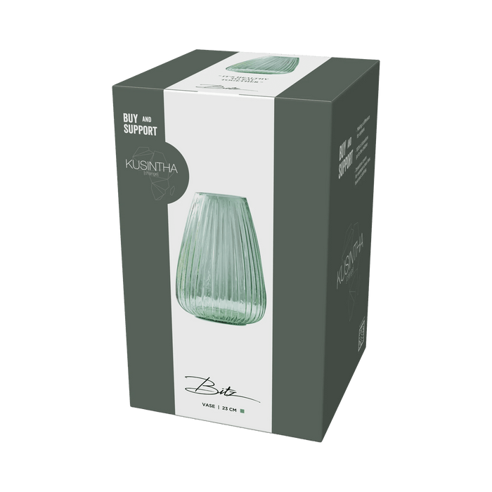 Vase Kusintha Green Glass
