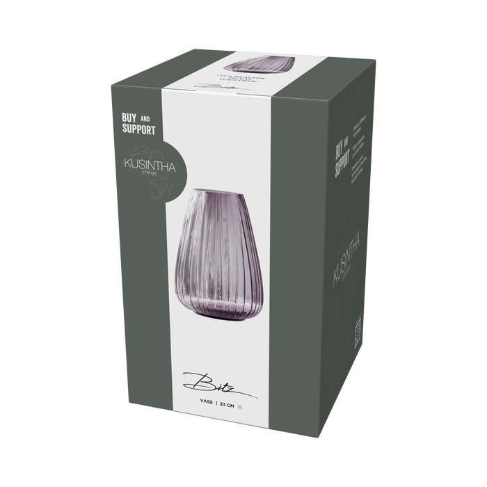 Vase Kusintha Pink Glass
