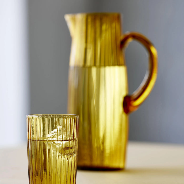 Water Glass Kusintha 4 Pcs Amber