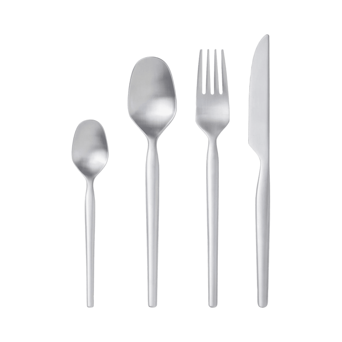 Cutlery Set Dorotea 16 Parts Matte Steel
