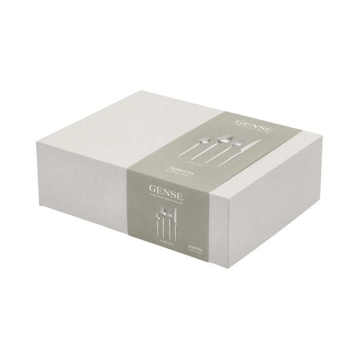Cutlery Set Dorotea 16 Parts Matte Steel