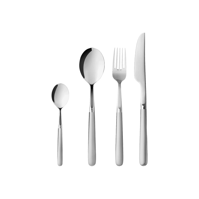 Cutlery Set Ehra 16 Parts Matte Steel