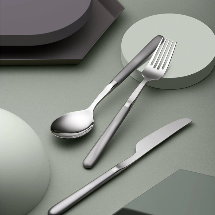 Cutlery Set Ehra 16 Parts Matte Steel