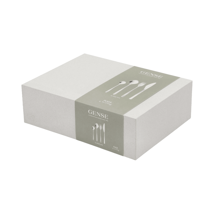 Cutlery Set Fuga 16 Parts Matte/Polished Steel
