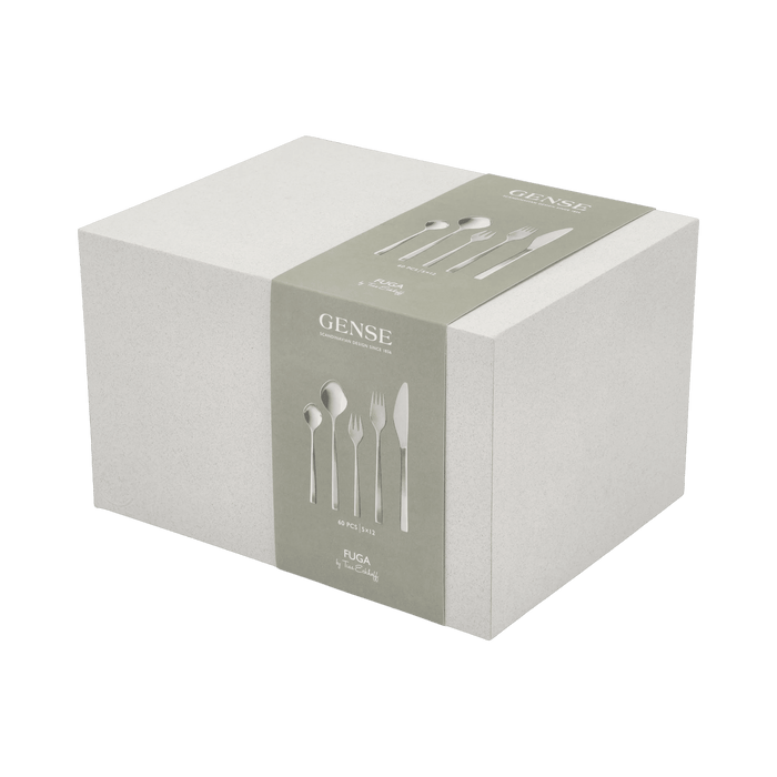 Cutlery Set Fuga 60 Parts Matte/Polished Steel