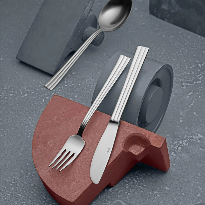 Cutlery Set Thebe 16 Parts Matte Steel