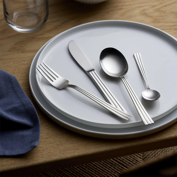 Cutlery Set Thebe 16 Parts Matte Steel