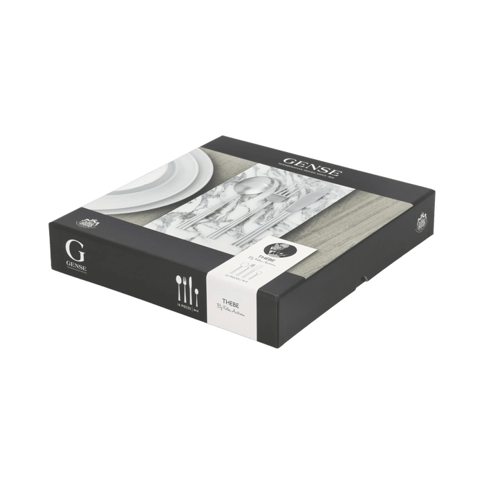 Cutlery Set Thebe 16 Parts Matte Steel