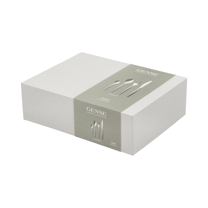 Cutlery Set Twist 16 Parts Polished Steel