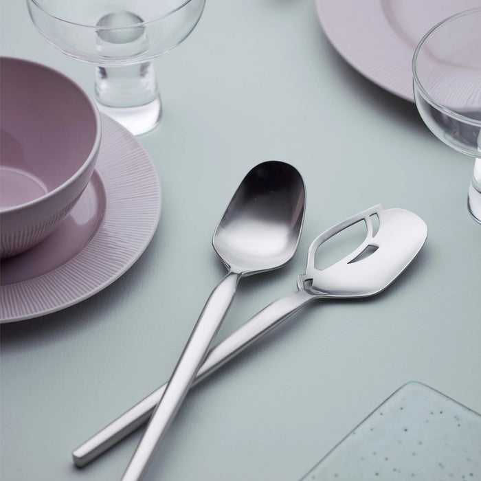 Salad Cutlery Dorotea Matte Steel