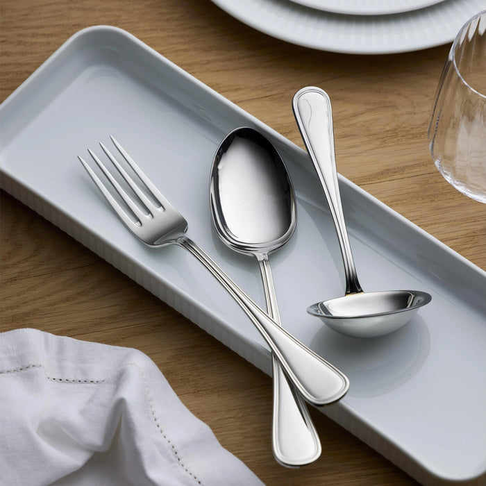 Serving Fork Oxford Polished Steel