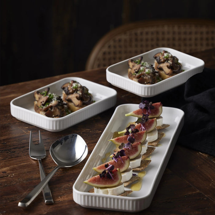 Serving Spoon Fuga Matte/Polished Steel