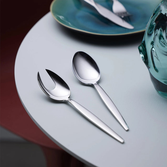 Serving Spoon Twist Polished Steel