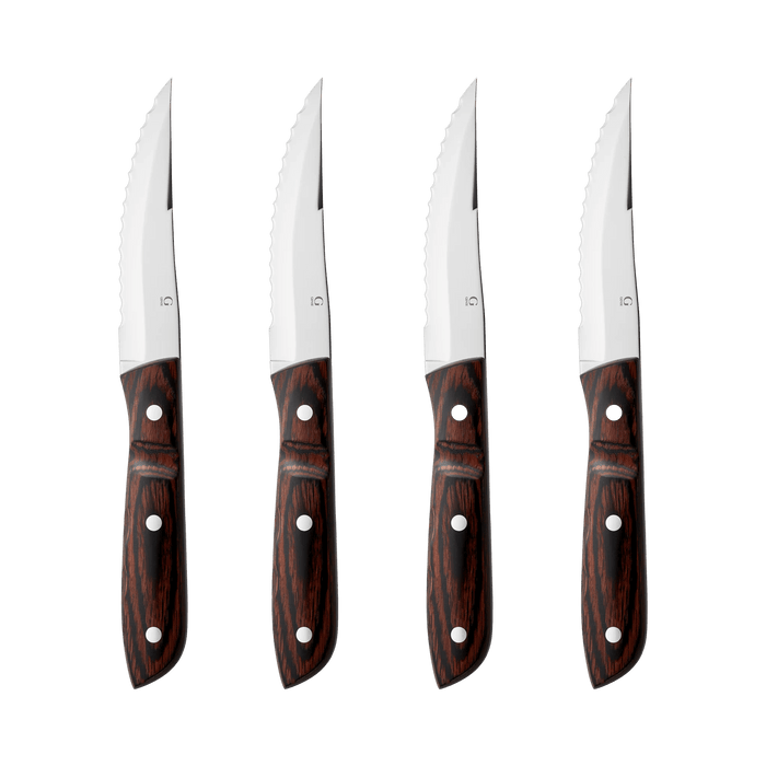 Steak Knife Xl Old Farmer Classic 4 Pcs Wood/Steel
