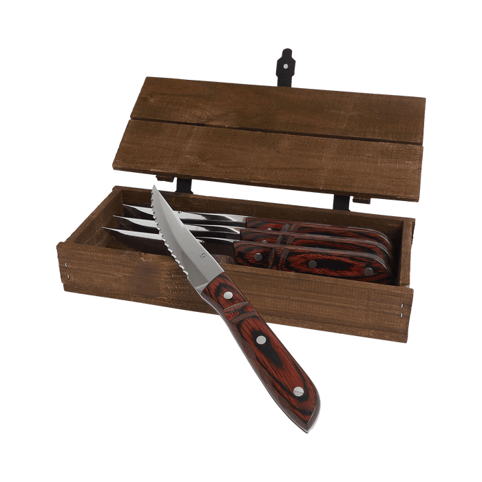 Steak Knife Xl Old Farmer Classic 4 Pcs Wood/Steel
