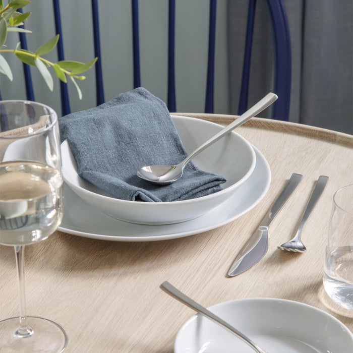 Tea Spoon Fuga Matte/Polished Steel