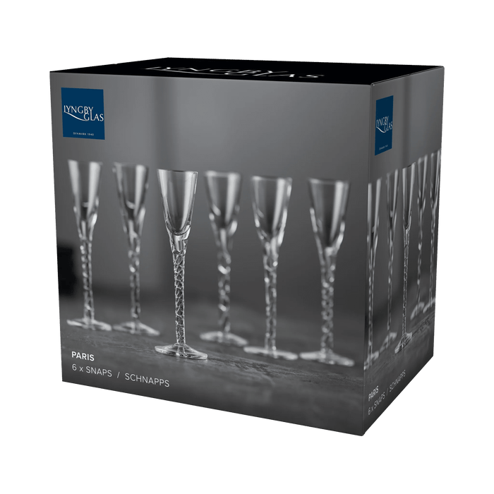 Aquavit Glass Paris 6 Pcs Clear