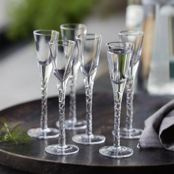 Aquavit Glass Paris 6 Pcs Clear