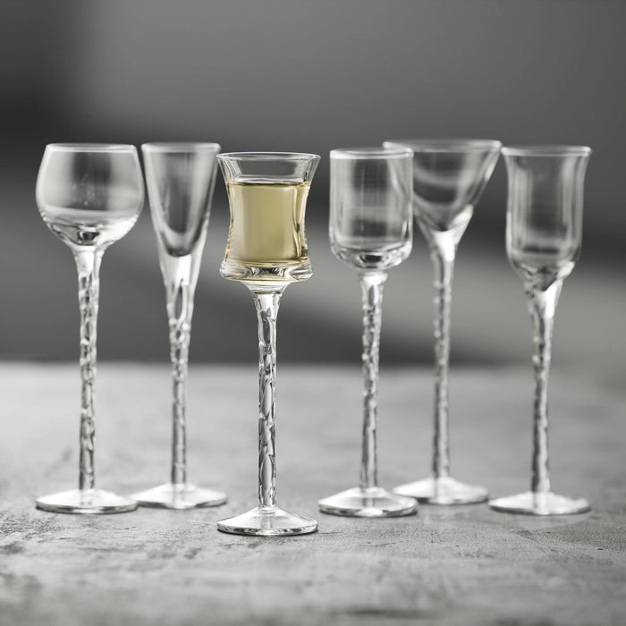 Aquavit Glass Rom 6 Pcs Clear