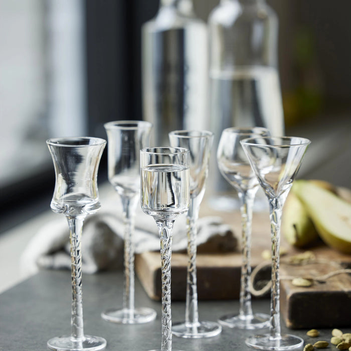 Aquavit Glass Rom 6 Pcs Clear