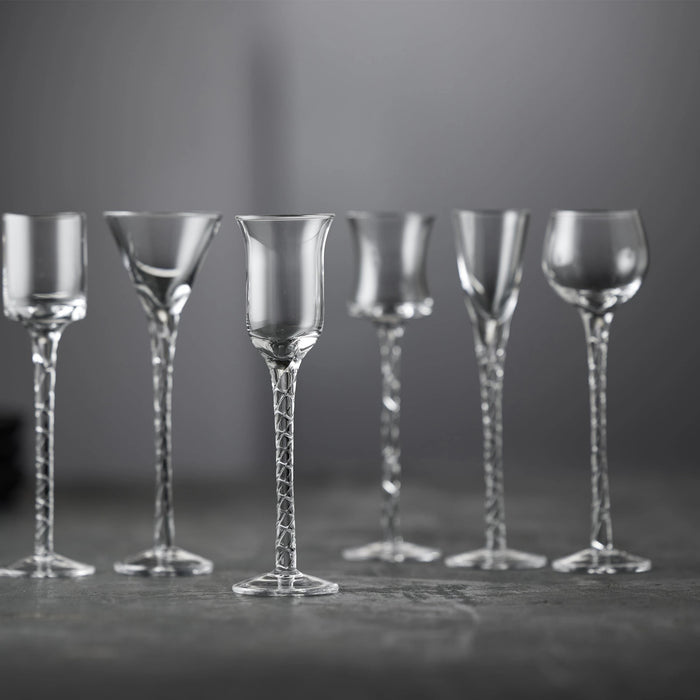 Aquavit Glass Rom 6 Pcs Clear