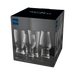 Box of Lyngby Glas beer glasses on a white background