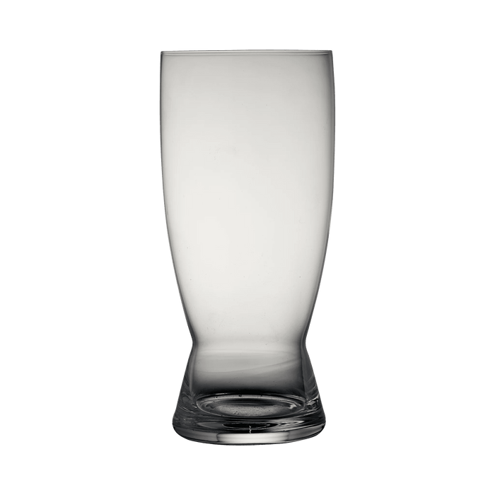 Clear glass on a white background