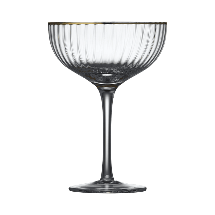 Cocktail Glass Palermo Gold 4 Pcs