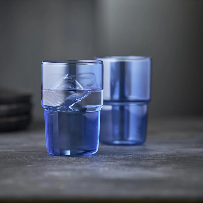 Drinking Glass Torino 2 Pcs Blue