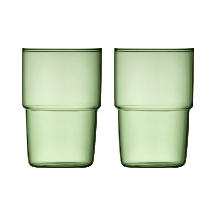 Drinking Glass Torino 2 Pcs Green