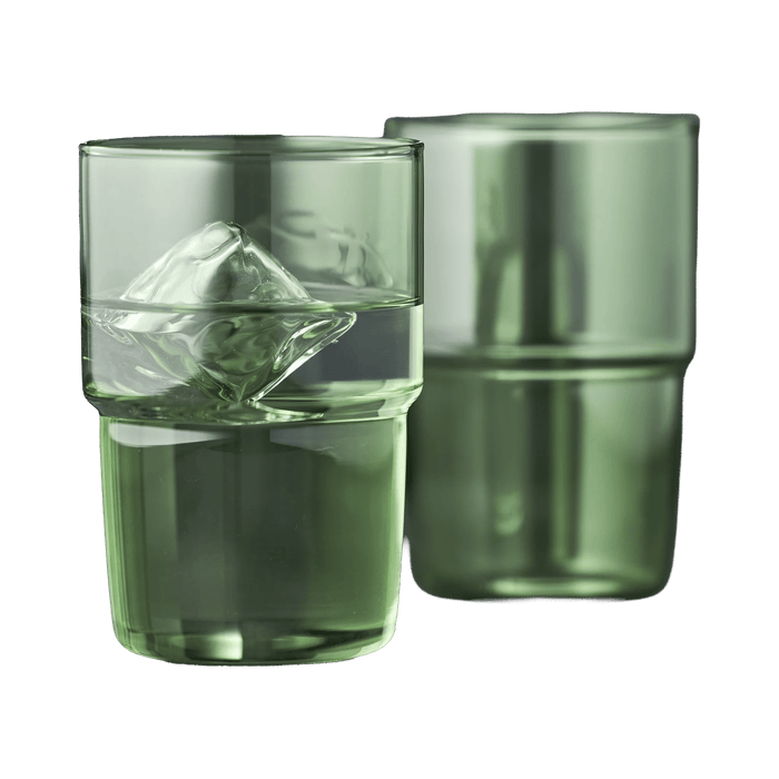 Drinking Glass Torino 2 Pcs Green