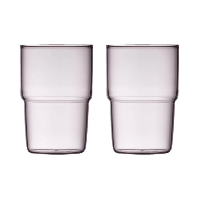Drinking Glass Torino 2 Pcs Pink