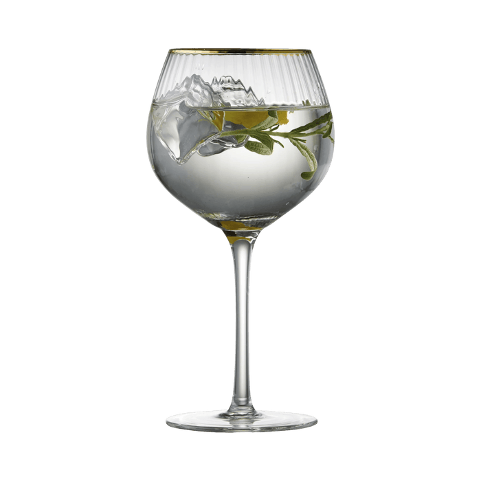 Gin Glass Palermo Gold 4 Pcs