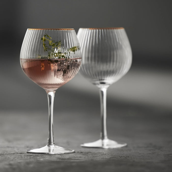 Gin Glass Palermo Gold 4 Pcs