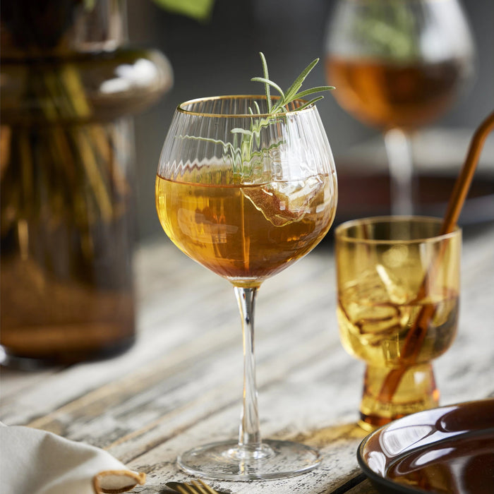 Gin Glass Palermo Gold 4 Pcs