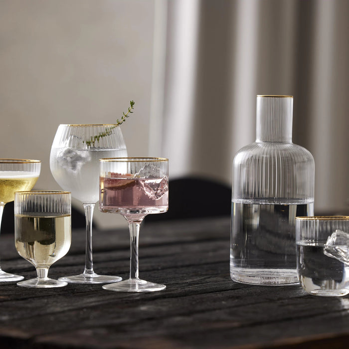 Gin Glass Palermo Gold 4 Pcs