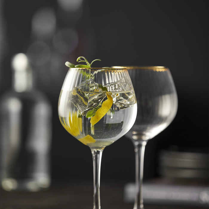 Gin Glass Palermo Gold 4 Pcs