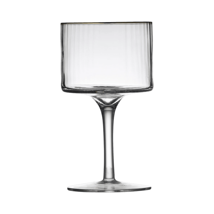 Gin & Tonic Glass Palermo Gold 4 Pcs