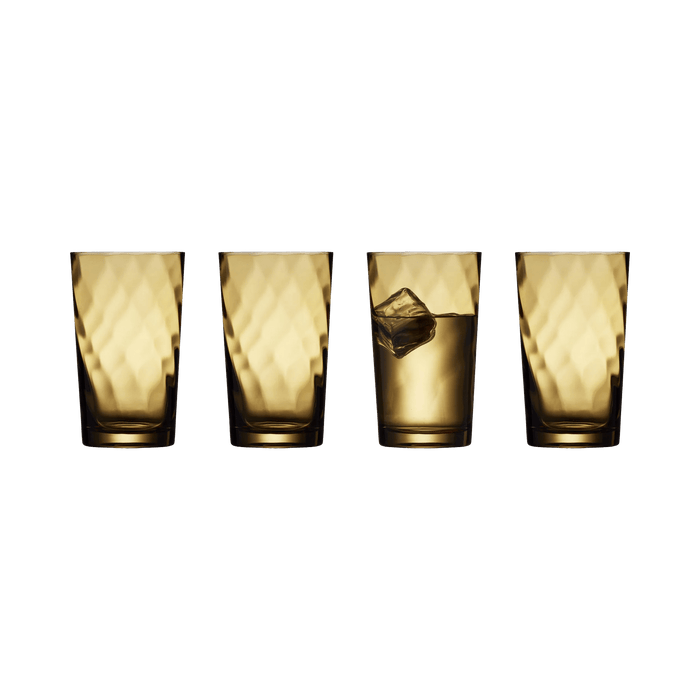 Highball Vienna 4 Pcs Amber