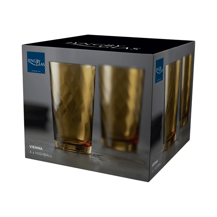 Highball Vienna 4 Pcs Amber