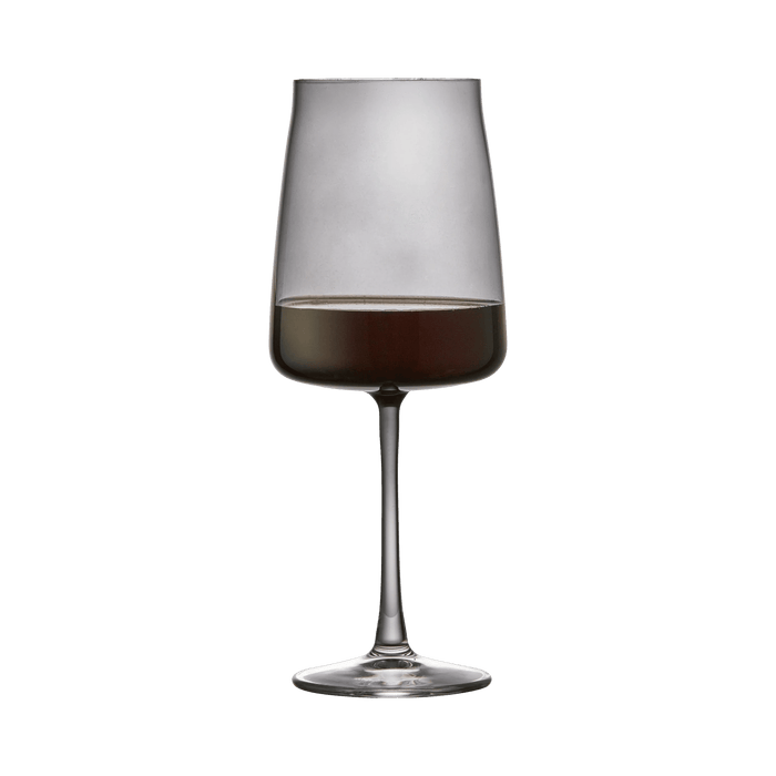 Red Wine Glass Zero 4 Pcs Smoke